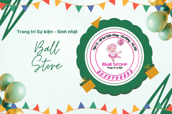 Đội ngũ Ball Store đang trang trí sự kiện