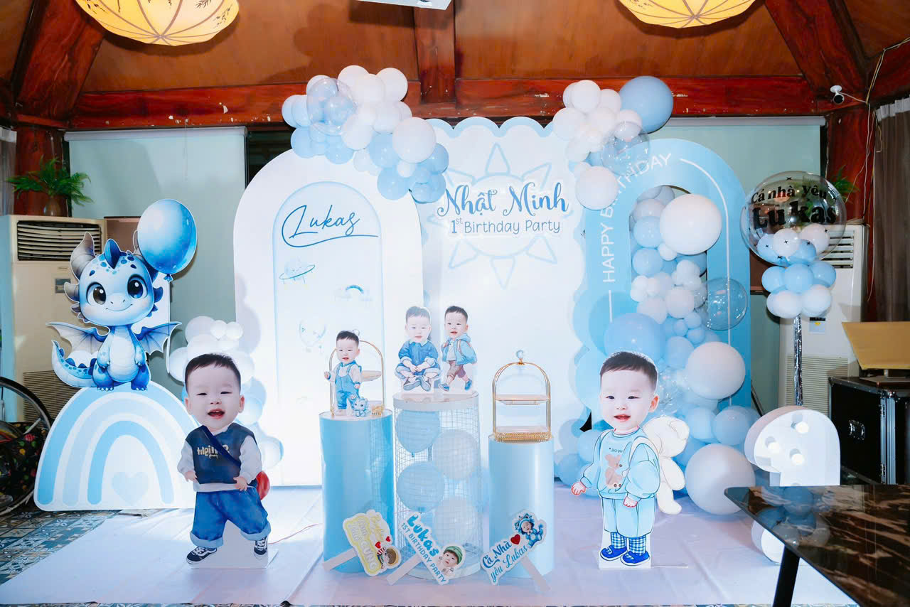 Trang trí sinh nhật nhỏ cho bé trai
